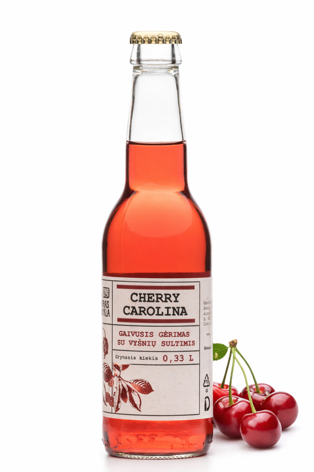 PAKRUOJO DVARO Cherry Carolina limonadas 0.33L