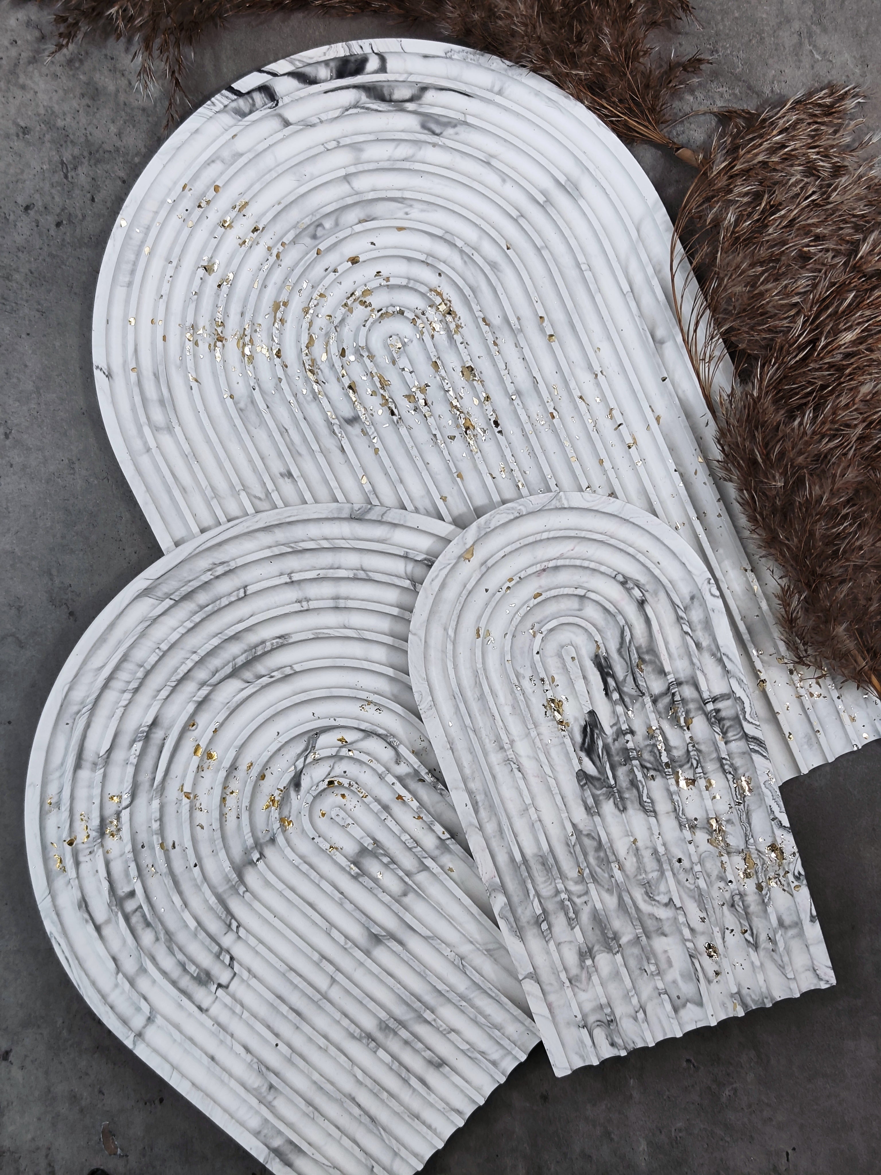 Dekoratyvinių arkų-padėklų komplektas (3vnt)