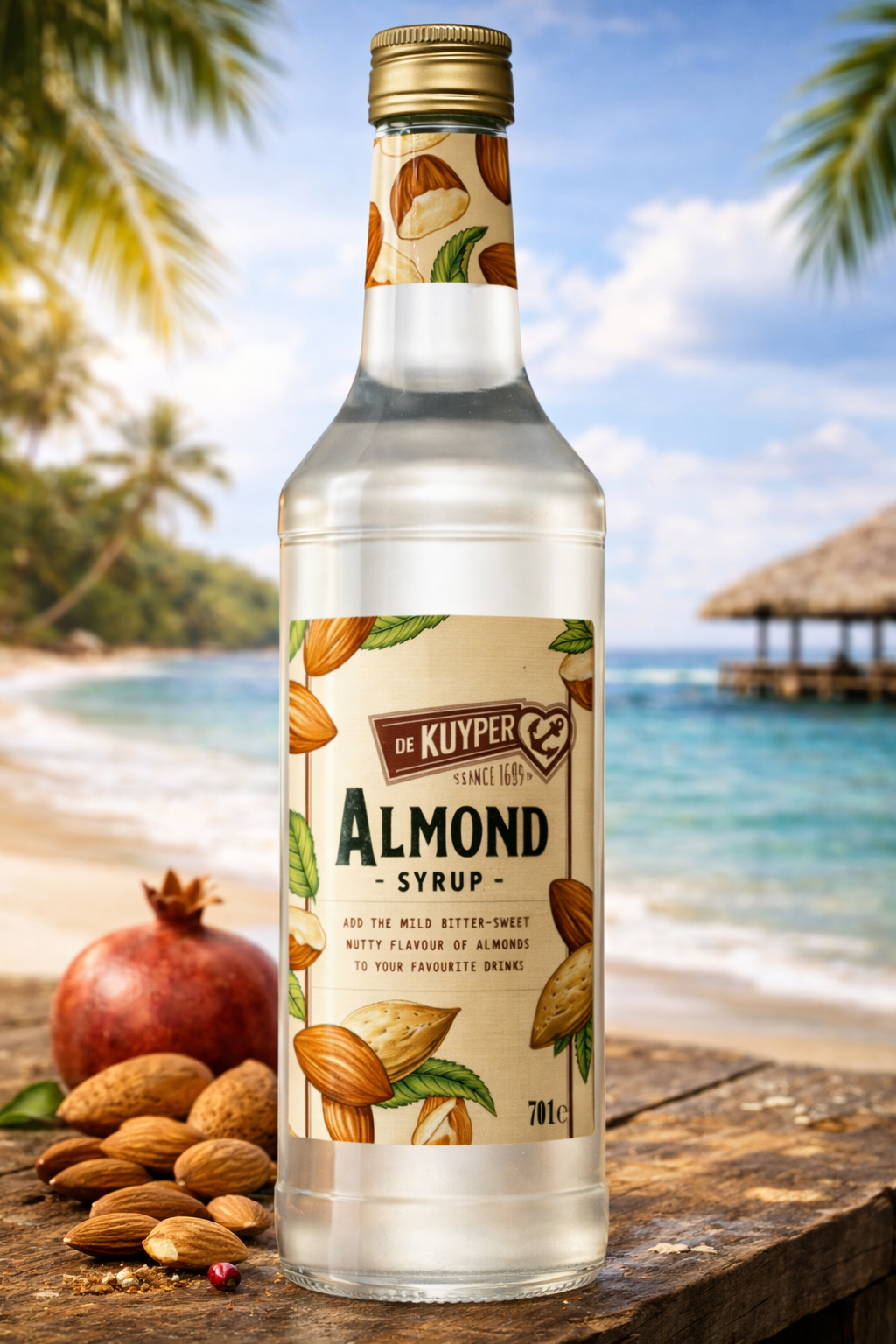 DE KUYPER migdolų skonio sirupas 0.7L