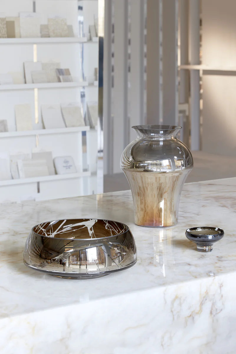 Stilingas sidabro spalvos margas dubuo