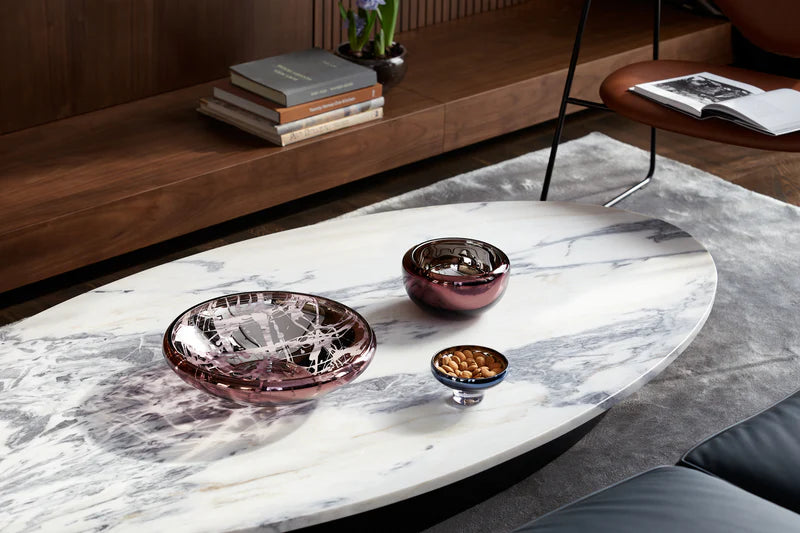 Apvalus violetinės spalvos dubuo