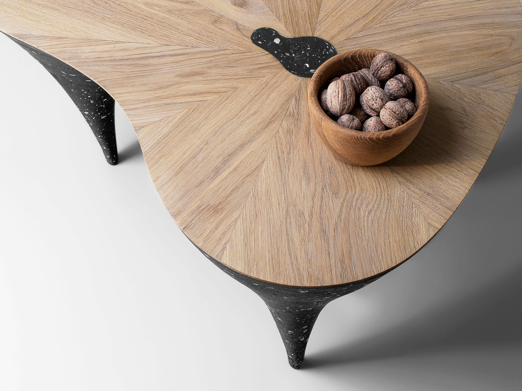 Rankų darbo kavos staliukas „WAVE“