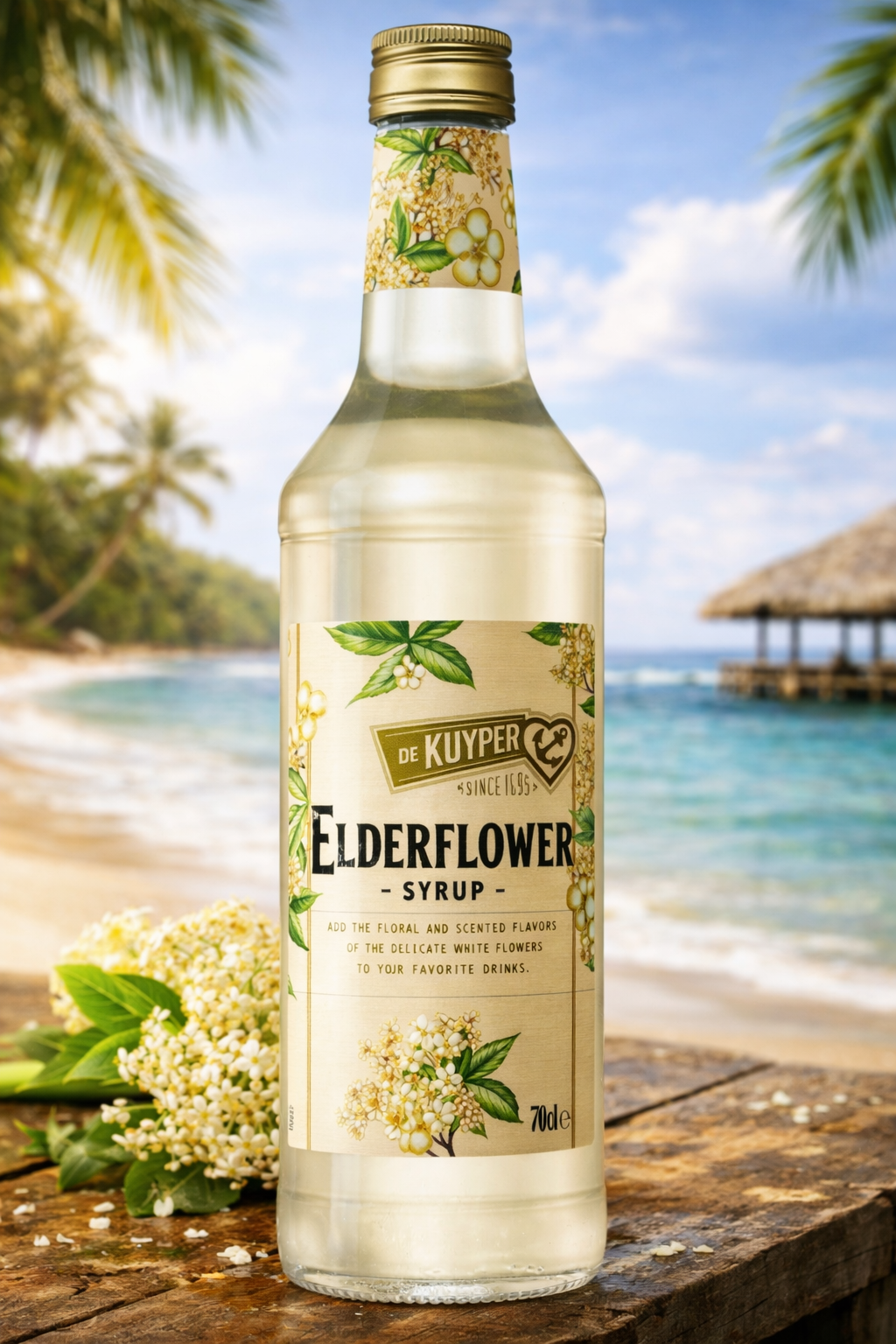 DE KUYPER šeivamedžio skonio sirupas 0.7L