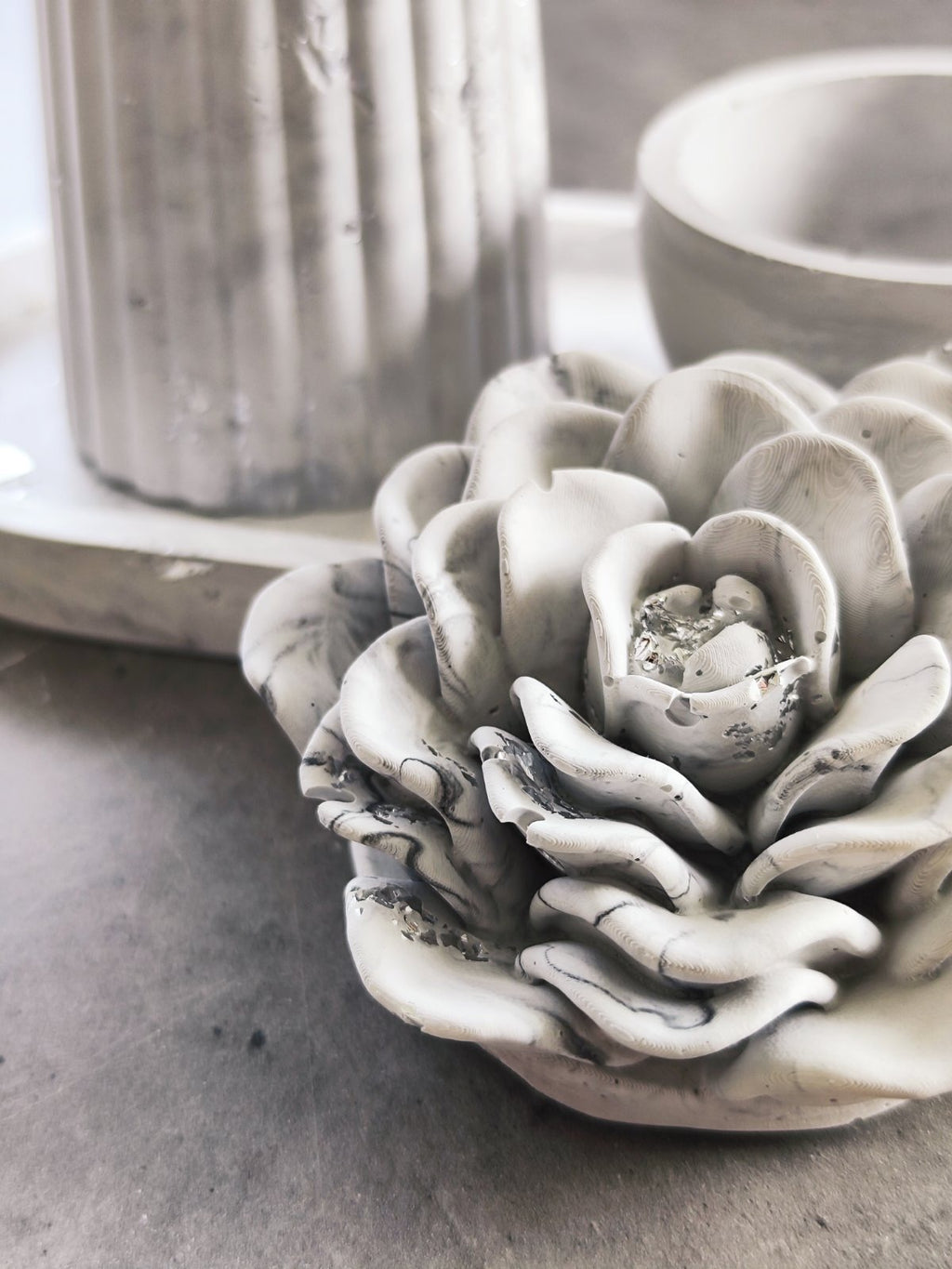 Dekoratyvinis komplektas pilkas