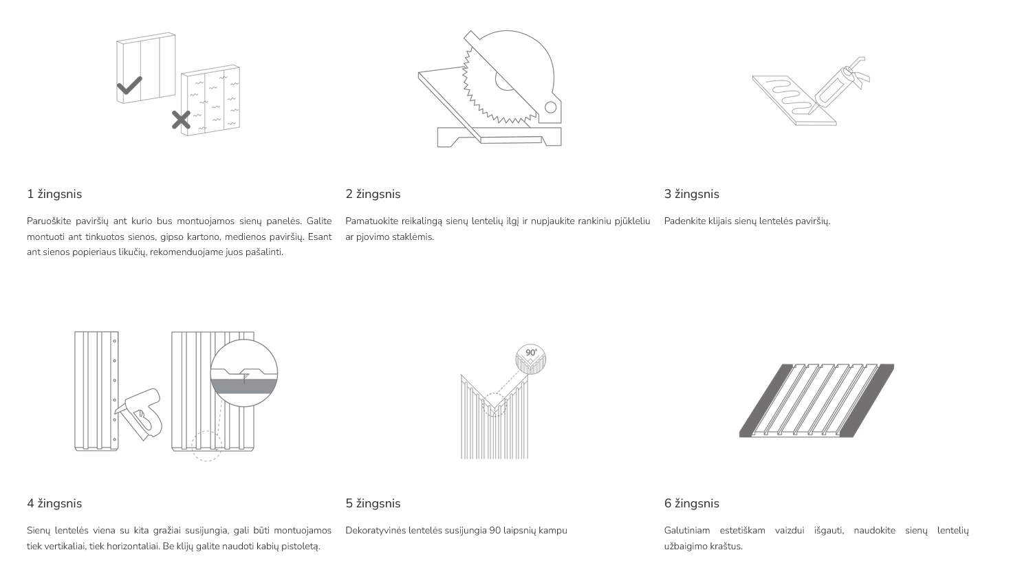 Dekoratyvinės sienų lentelės DUBAI-50
