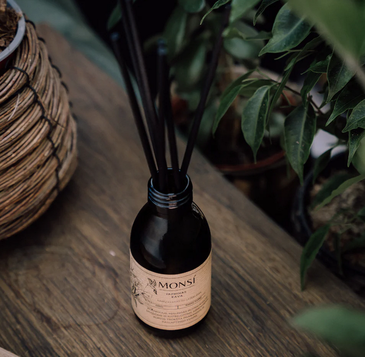 Namų kvapas su lazdelėmis "Jazminas ir kava"