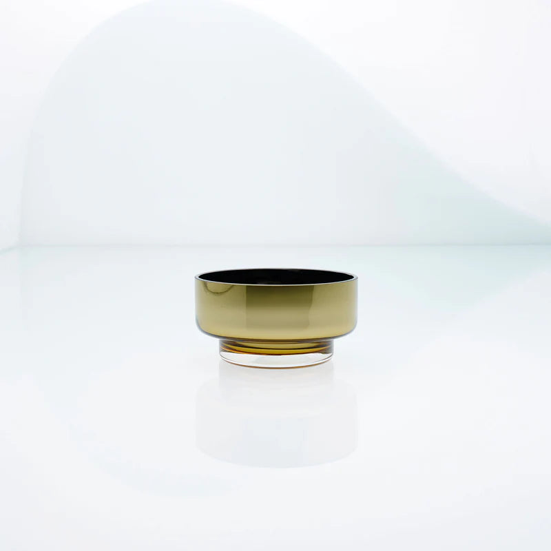 Nedidelis aukso spalvos dekoratyvinis dubenėlis