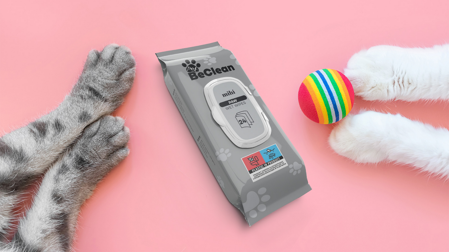 Drėgnos servetėlės naminiams gyvūnams