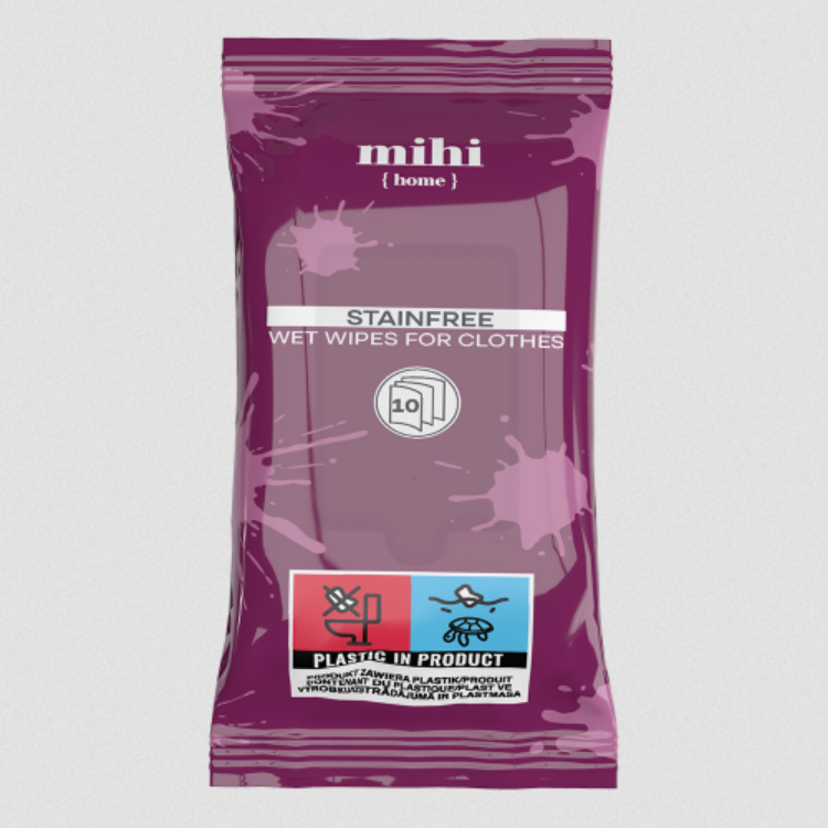 "StainFree" drėgnos servetėlės drabužiams