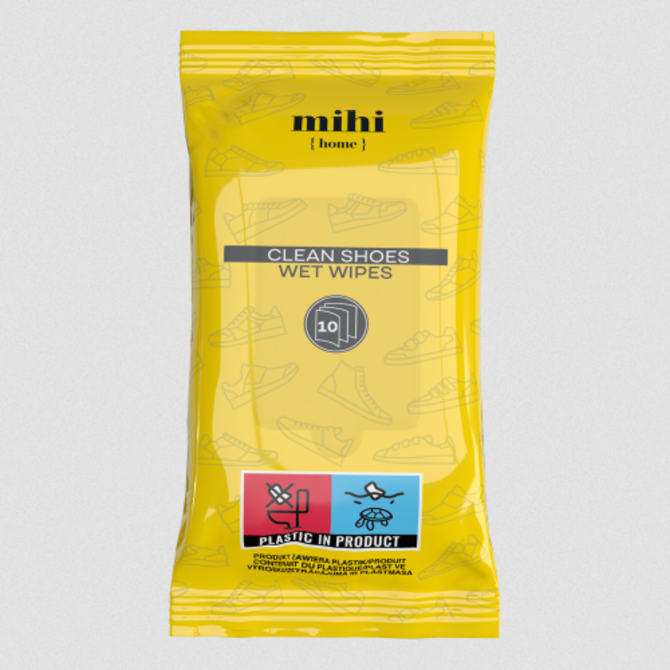 Drėgnos servetėlės švariems batams