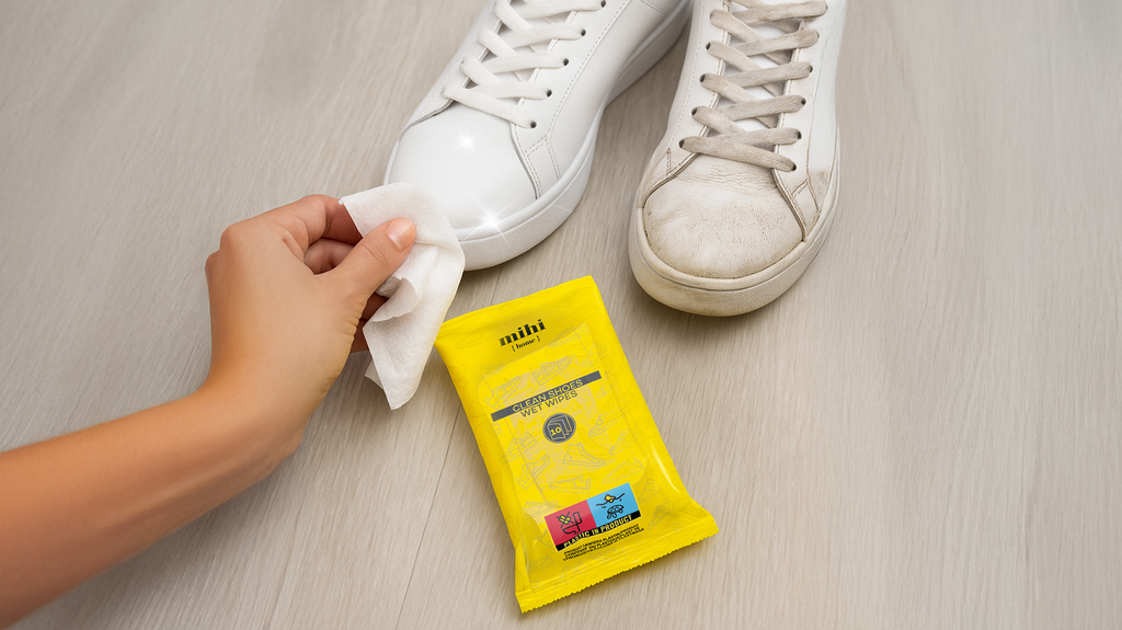 Drėgnos servetėlės švariems batams