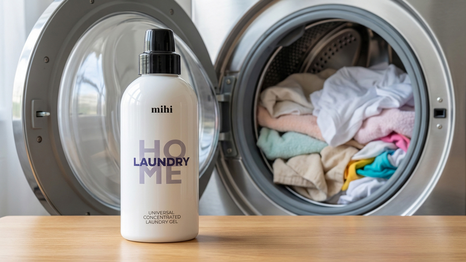 Universalus skalbinių gelis