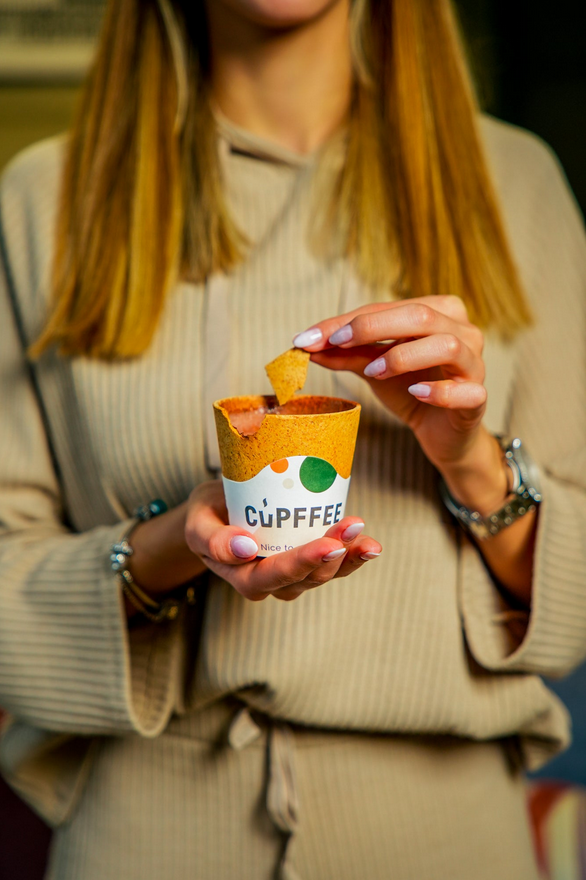 Valgomas puodelis + Macha žalioji arbata