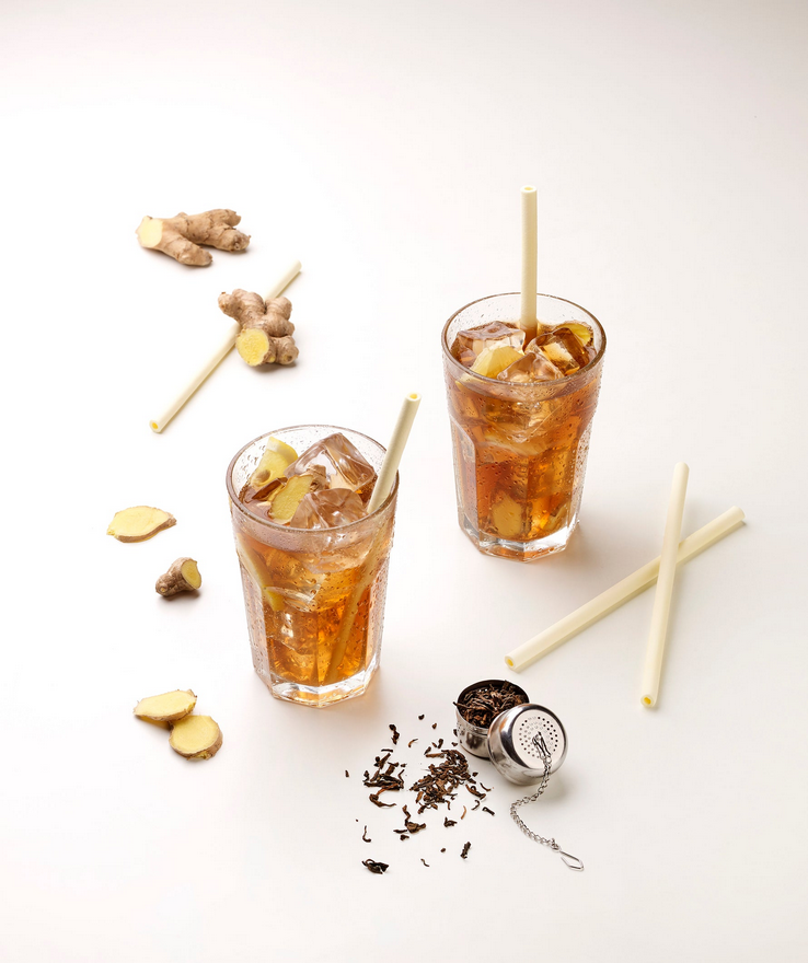 Valgomi šiaudeliai, imbiero skonio (200vnt.)