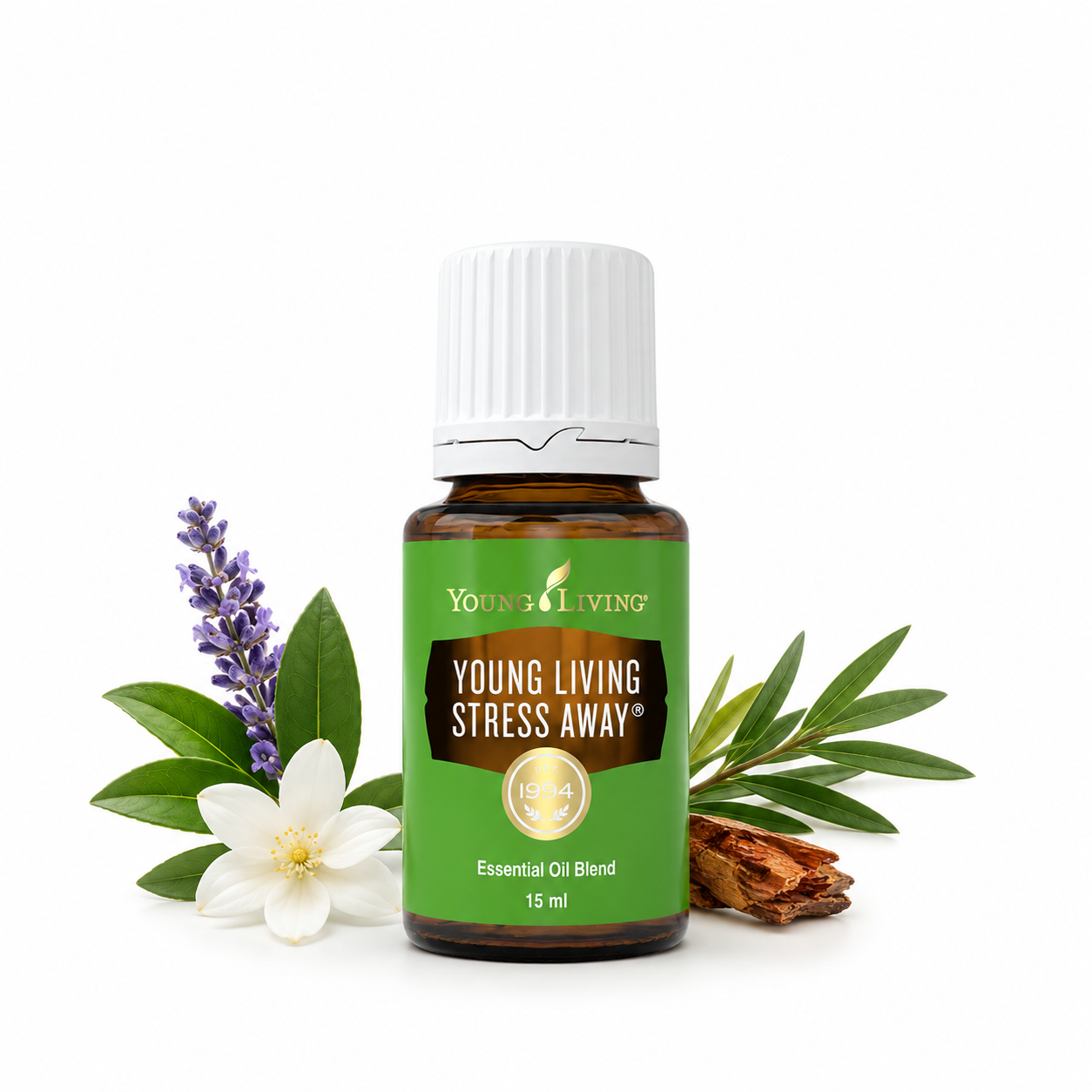 Eterinių aliejų mišinys "Stress Away" (15 ml.)
