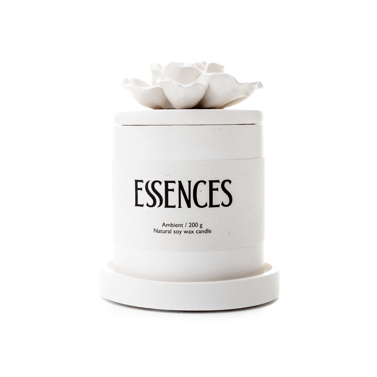 Sojų vaško žvakė Ambient, balta