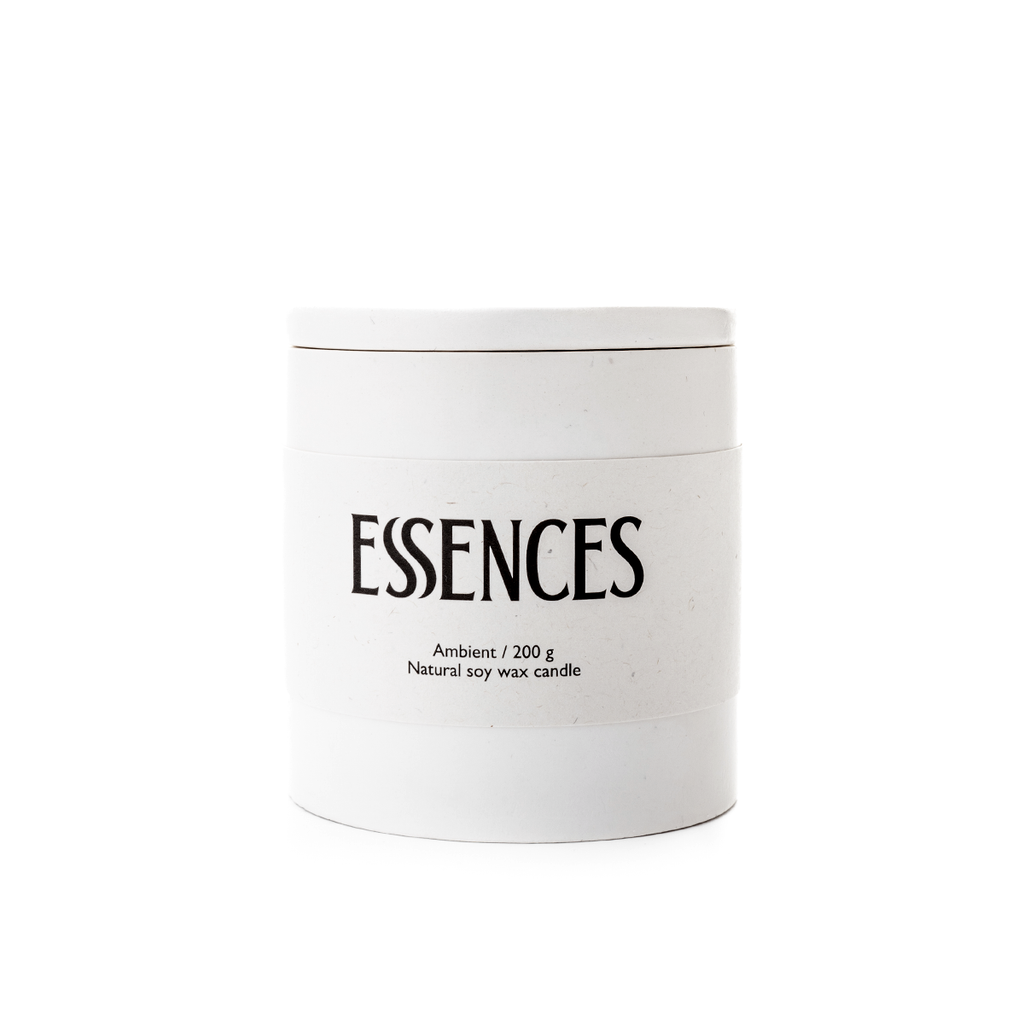 Sojų vaško žvakė Ambient, balta