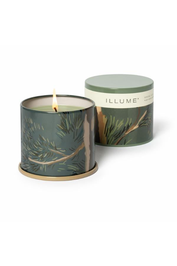 Žvakė metalinėje dėžutėje "Hinoki sage"