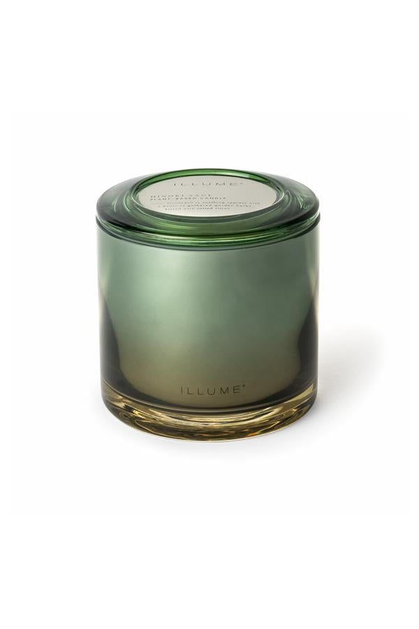 Stiklinė žvakė "Hinoki sage"