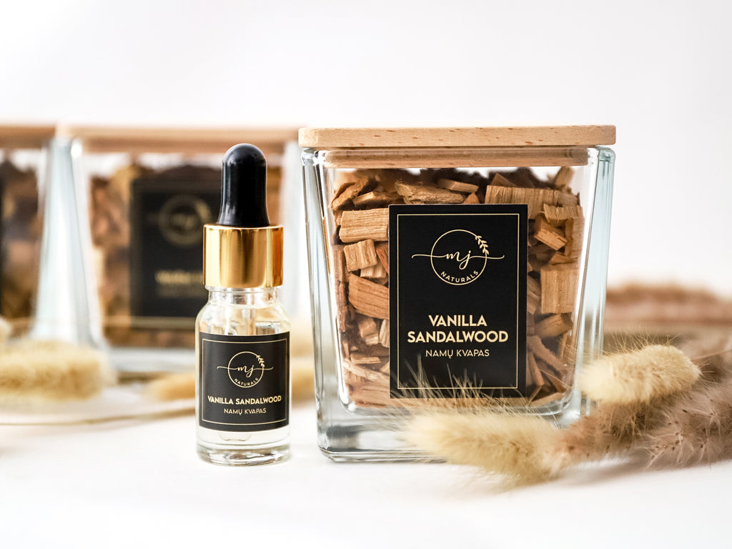 Namų kvapas su mediena VANILLA SANDALWOOD