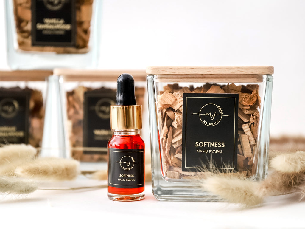 Namų kvapas su mediena SOFTNESS