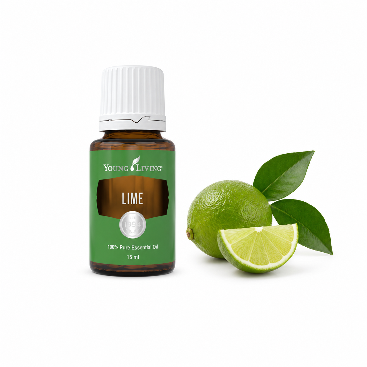 Žaliųjų citrinų eterinis aliejus (15 ml.)