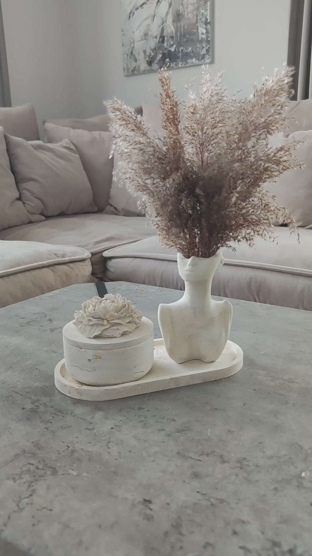 Dekoratyvinis komplektas su vazele