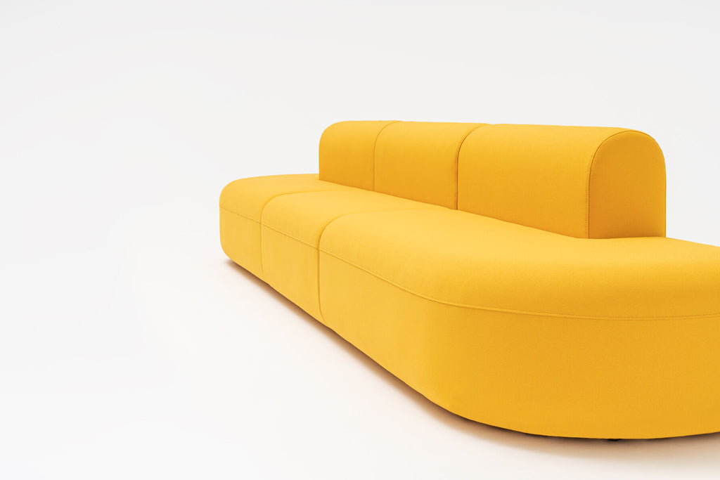 Minimalistinio stiliaus sofa (Įvairių audinių ir spalvų)
