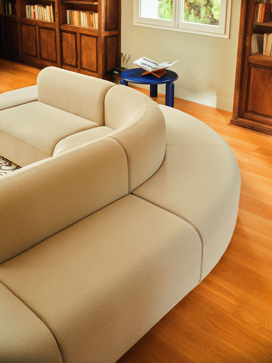 Minimalistinio stiliaus dvipusė sofa (Įvairių spalvų)